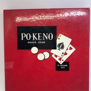 Po-Ke-No Board Game **vintage*